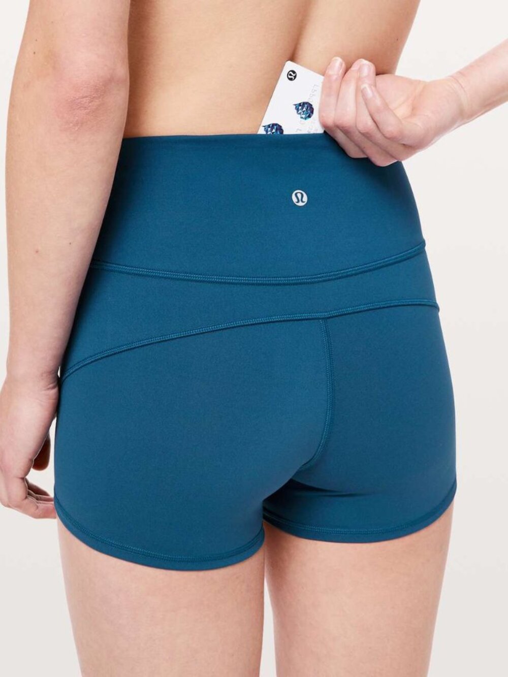 Lululemon In Movement Short *Everlux 2.5" Deep Marine size 6 NWOT